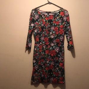 Body con dress floral